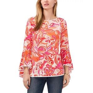 MSRP $59 NWT Sam & Jess Women's Bell-Sleeve Top Sold at Macys Size L QUICK SHIP